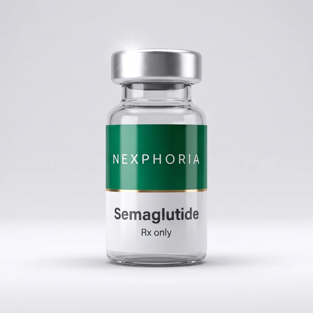 Semaglutide vial — Nexphoria, prescription only