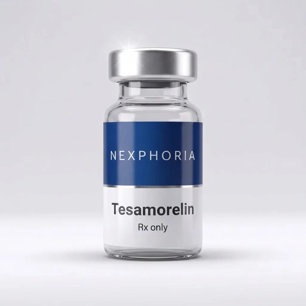 Tesamorelin vial — Nexphoria, prescription only